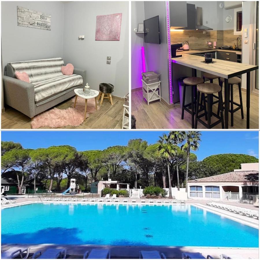 Studio Climatise Avec Piscine Saint-Raphaël Buitenkant foto